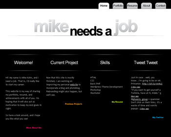 Mike Needs A Job